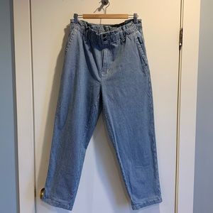 Universal Thread Elastic Waist Conductor Printed Pants